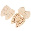 1Pc Baby Gift Wood Baby Girl Boy Tooth Organizer Boxes Save Deciduous Teeth Storage Keepsakes Collecting ► Photo 2/6