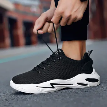 

New men's lightweight jogging shoes breathable comfortable flat shoes Light Sneakers Sport Masculino Zapatillas Hombre Large