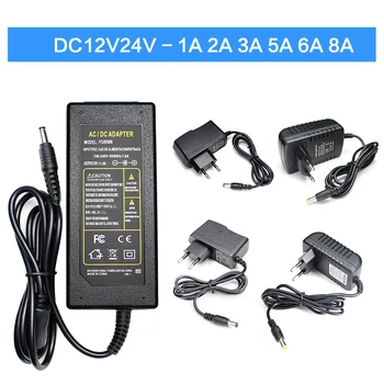 

DC 12V 24V 1A 2A 3A 5A 6A 8A 10A AC 100V-240V Converter Power Adapter 12 24V Volt Switch Power Supply Charger CCTV RGB LED Strip