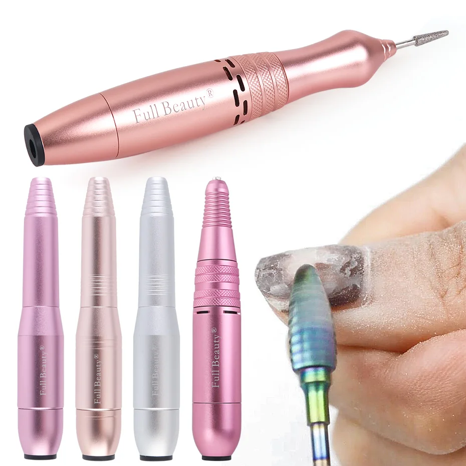 

Electric Portable Manicure Machine Nail Art Pen Tool Pedicure Nail File Removing Gel Varnish Nail Drill Tool Apparatus JIMT01-05