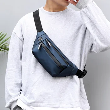 

Waterproof Man Waist Bag Fashion Chest Pack Outdoor Sports Crossbody Bag Casual Travel Male Bum Belt Bag