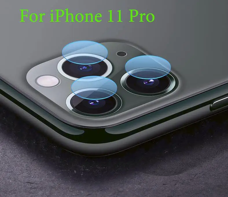 For iPhone 11 Pro 50 шт./лот Новое поступление, на детей от двух до Камера объектив Экран среднего класса против царапин для iPhone 11 pro Закаленное стекло пленка для iPhone 11/Pro/11 pro Max - Цвет: For iPhone 11 Pro