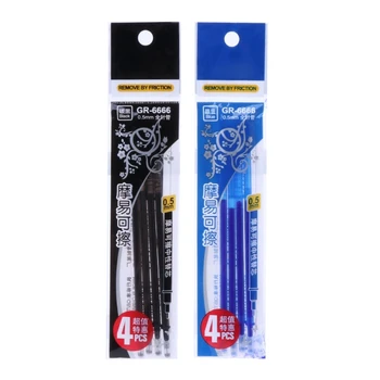 

20Pcs Erasable Pen Refills Blue And Black Ink A Magical Writing Gel Pen Refills