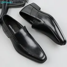 Qyfcioufu деловые мужские классические туфли из натуральной