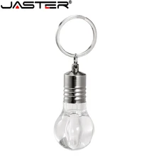 JASTER модные лидер продаж Творческий светодиодная цветная подсветка лампы USB флэш накопитель 2,0 4 ГБ 8 16 32 Внешняя память stick
