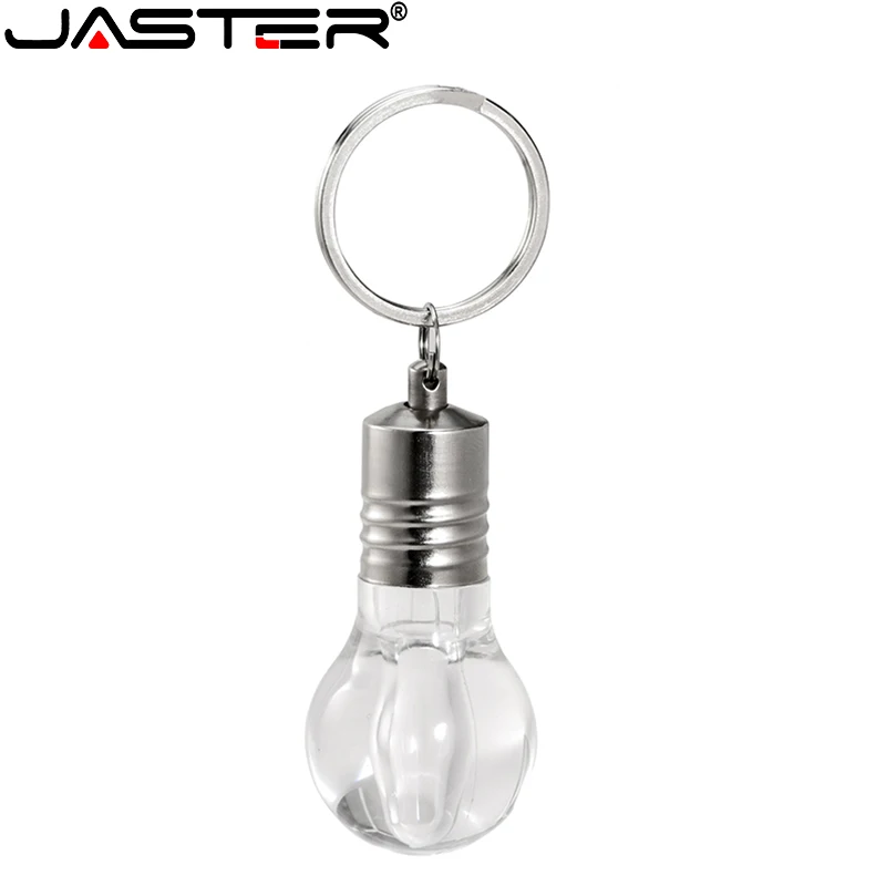 

JASTER Fashion hot selling creative LED color light bulb USB flash drive USB 2.0 4GB 8GB 16GB 32GB External Storage memory stick