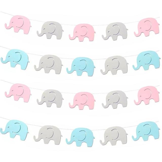 Elephant Shaped Garland for Wall Decoration