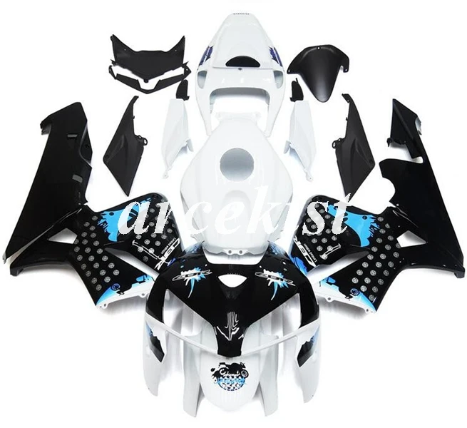 4 подарки ABS мотоцикл обтекатель комплект подходит для CBR600RR F5 2005 2006 05 06 cbr600 600RR Кузов Набор Белый