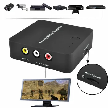 

RCA AV Analog Video Recorder Video Capture Box Device Records To SD Card With Ezcap272 AV Recorder