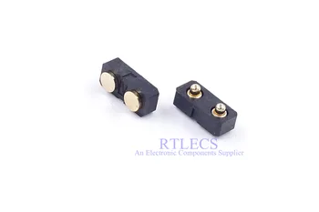 

20pcs Spring loaded pogo pin connector 2 Pin Pitch 3.0 Grid Height 2.5 3 3.5 4 4.5 5 5.5 6 6.6 7 7.5 8 8.5 9 10mm SMT Single Row