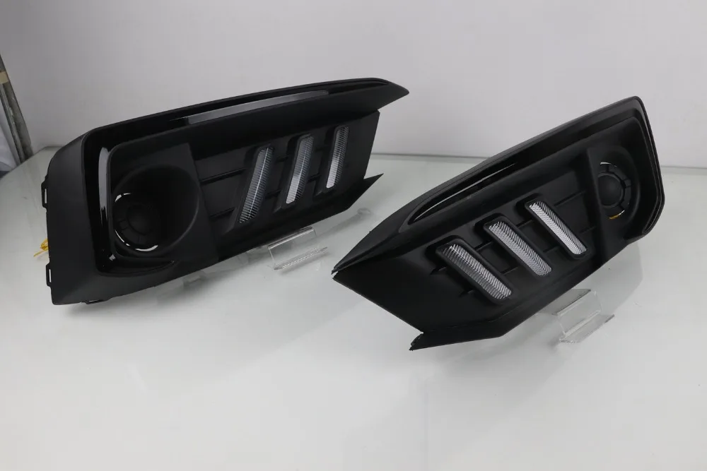1 комплект фар бампера автомобиля для Honda Civic дневной свет 2020y автомобильные аксессуары, СВЕТОДИОДНЫЙ DRL фары для Civic противотуманные фары