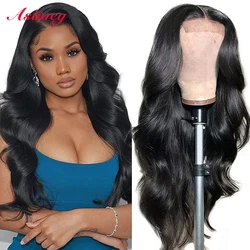 Body Wave 30 32in Preplucked Brazilian Human Hair Wigs Transparent Lace Frontal Wig For Black Women 13X4 180 Density Virgin Remy