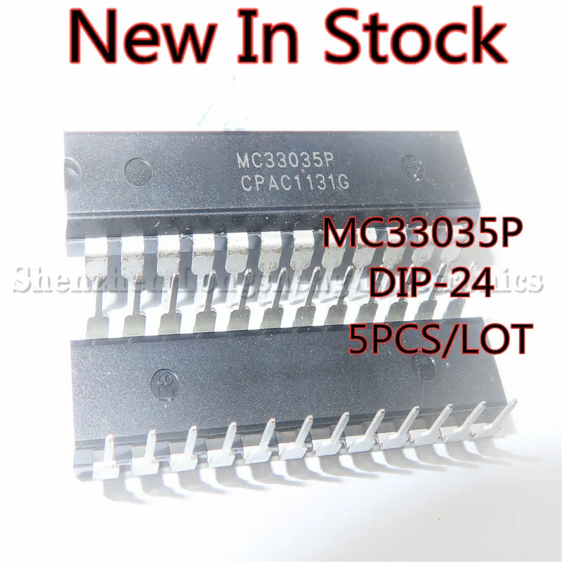 

5PCS/LOT NEW MC33035P MC33035 DIP-24 Motor control chip IC manifold In Stock