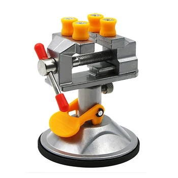 

Multifunction Adjustable 360 Degrees Rotary Table Vise Bench Vice Fixed Frame Sucker Clamp Screw for Repair