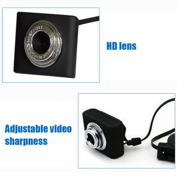 

Driver-free Computer Camera Webcam Manual Focus Plug and Play HD USB Web Camera for Home OCT998