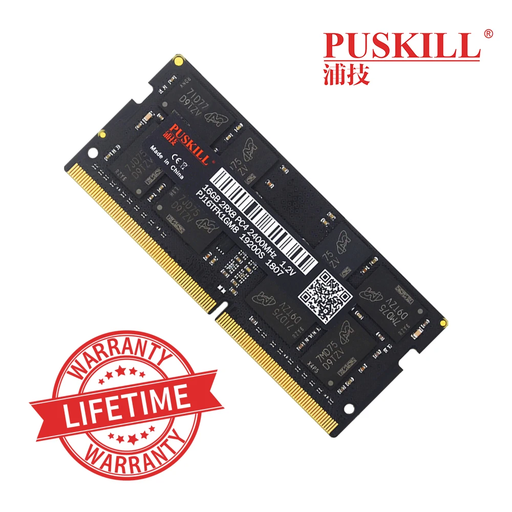  PUSKILL memoria Ram DDR4 8 ГБ 4 ГБ 16 ГБ 2400 МГц 2133 2666 МГц sodimm ноутбук высокая производительность памяти ноутбука
