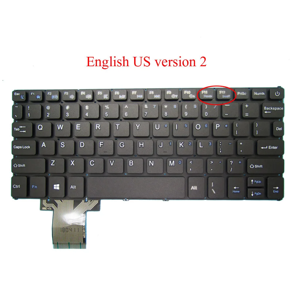 Ноутбук США это Великобритания Клавиатура для Irbis NB10 NB101 NB102 NB105 YMS-0170-A MB23815005 английский итальянский Великобритания