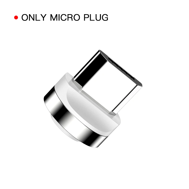 Only Micro Plug IHaitun Быстрая магнитные зарядки магнитный usb кабель зарядка для андроид телефона магнитная переходник зарядка зарядное устройство на магните для Samsung S9 Huawei Honor Oneplus Xiaomi Redmi Mi Note 7 - Цвет: Only Micro Plug