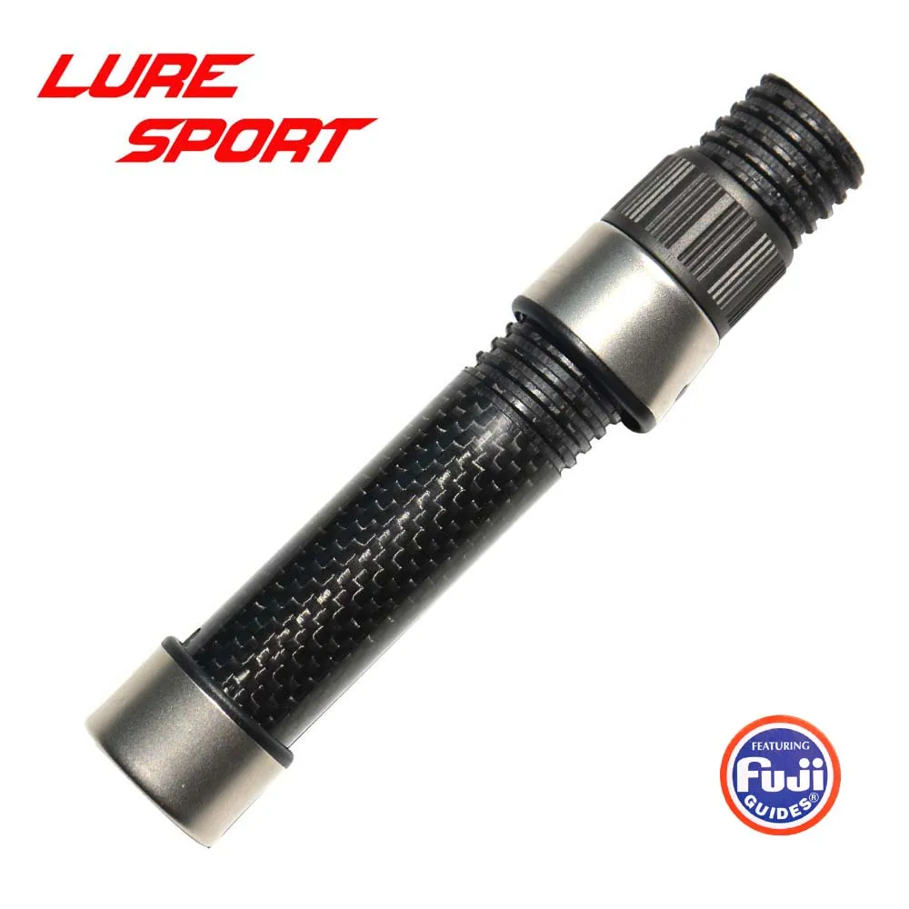 

LureSport Carbon Tube with FUJI DPS18 Nut Reel seat 3K Woven Carbon Tube ID 17mm Rod Building Component Repair DIY Accessory