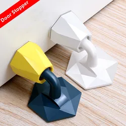 Silicone Door Stopper Self Adhesive Door Stops Mute bumper Door Pads Door Rear Retainer Door Wall Buffer Protector Safety Tools