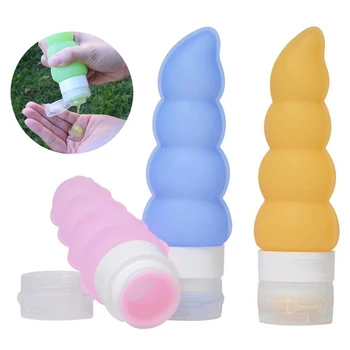

60ML Silicone Travel Bottle Leak-proof Portable Cartoon Bottling Container Cosmetic Shampoo Travel Bottling Bottle