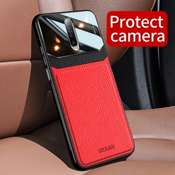 

KEYSION Shockproof Case for Xiaomi Redmi K30 K20 Pro Note 8 Pro 8T Leather Glass Silicone Phone Back Cover for Redmi K30 Note 8A