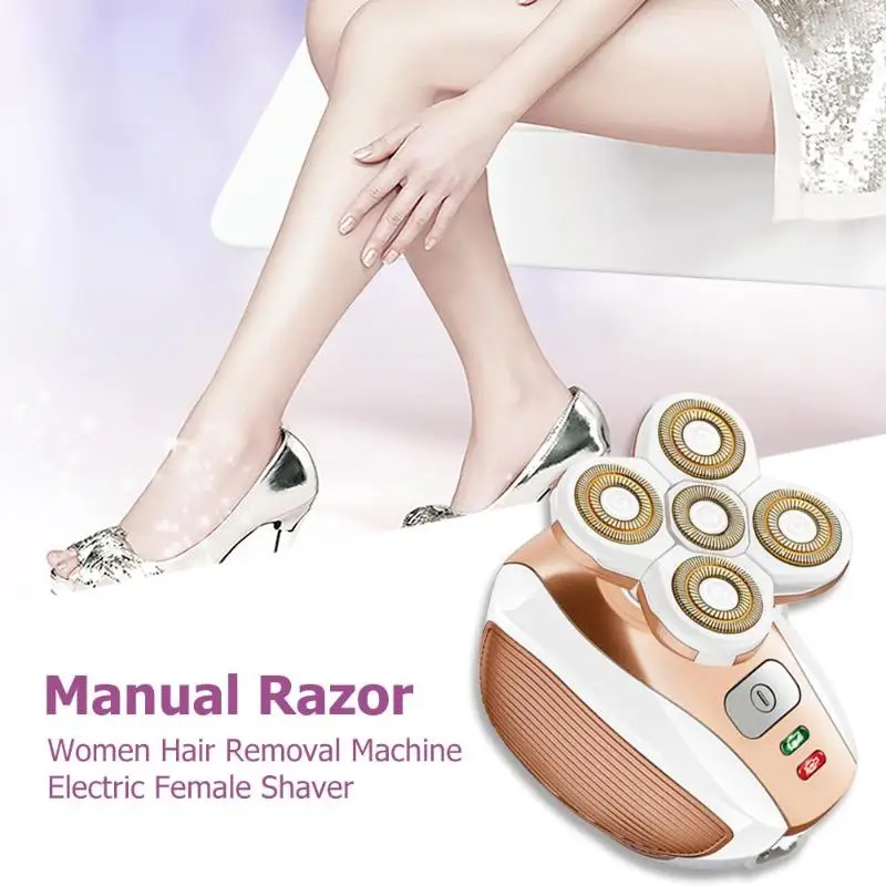 

SONAX PRO SN-8922 Women Electric Epilator Multifunctional Safe Body Hair Remover Shaver Razor Female Shaving Machine for Bikini