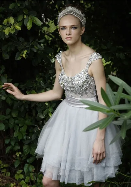 Новая мода vestidos robe de soiree Формальное сексуальное короткое роскошное Хрустальное платье для выпускного вечера вечерние платья подружки невесты