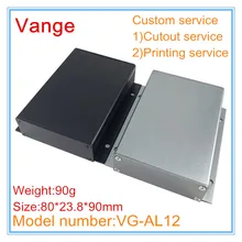 1 шт./лот пескоструйная обработка поверхности металлических корпусов 80*23,8*90 мм 6063-T5 алюминиевая Форма корпуса КОРПУСА ДЛЯ провода соединителя