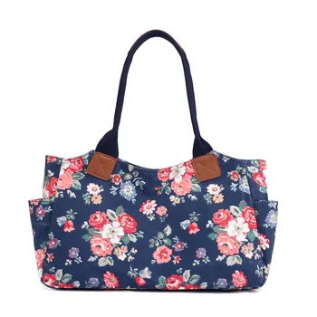 

2020 new printed casual bag portable simple fashion canvas bag female large capacity female bag