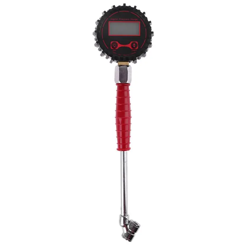 

Car Vehicle RV Tire Pressure Gauge Dual Head Tire Inflator Tyre Gauge with Light