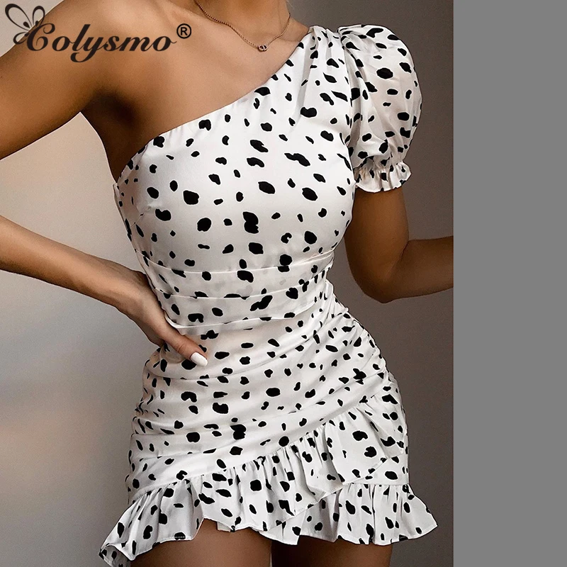 leopard print dress white
