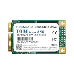 Твердотельный накопитель RECADATA SSD 128GB MSATA III MLC Flash для Mac OS для Windows 10 для Windows 7 для Windows 8 для Windows Vista
