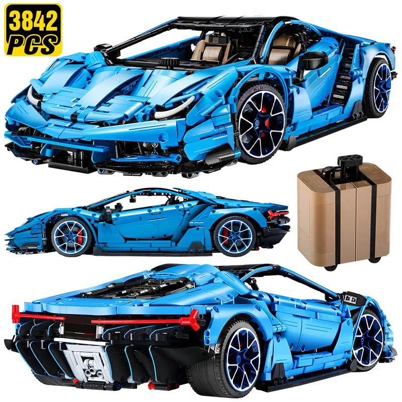Конструктор Legoingly Technic Lamborghini Mad Cow MOC для скоростных чемпионов дизайнерский