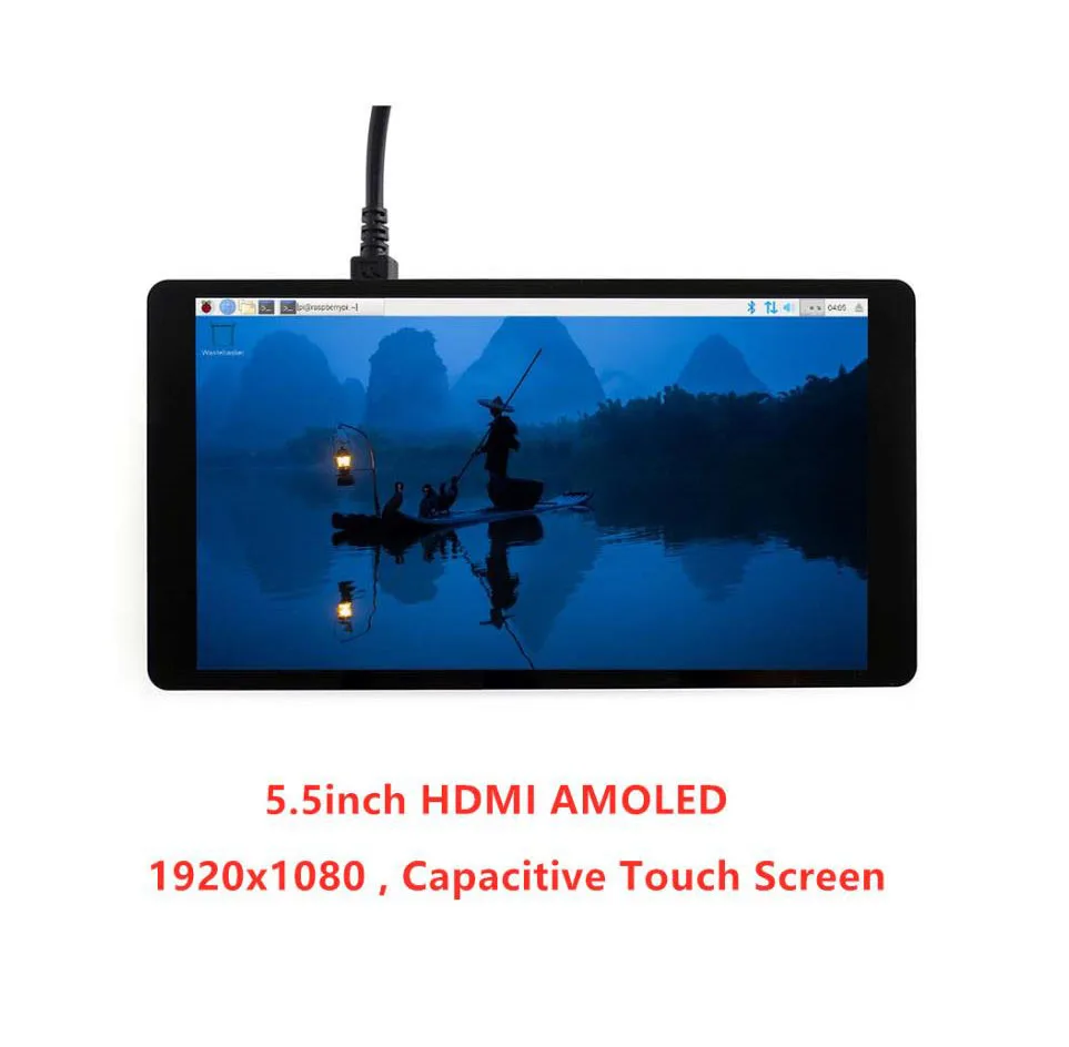 AiSpark 5,5 дюймов HDMI AMOLED, емкостный сенсорный, 1920x1080, поддерживает Raspberry Pi, обычные настольные компьютеры, Windows 10/8. 1/8/7