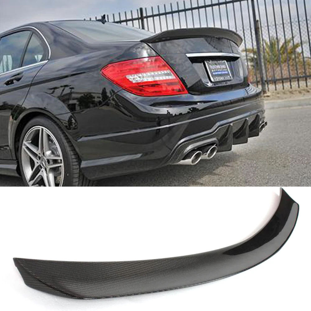 Углеродного волокна/FRP спойлер заднего багажника крыла для Mercedes Benz C Class W204 C180 C200
