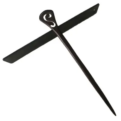 Ручная палочка для волос, винтажная деревянная резная шпилька для женщин, аксессуары для волос в стиле ретро, инструменты для укладки волос