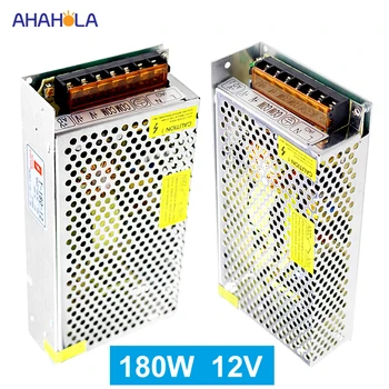 

AC 220 to 12 v Switching Power Supply for Led Strip Aluminum Power Supply 12v DC Lighting Transformer Fonte De Alimentação