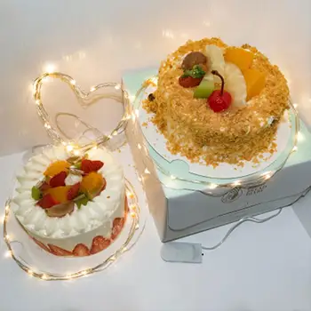

Creative Fairy Lights Manual Switch Festival Supply Holiday Lighting Christmas Decoration Light String Copper Wire 100cm