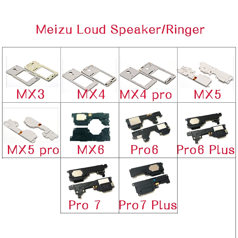 Громкий динамик громкий звуковой сигнал для Meizu Mx3 Mx4 pro Mx5 MX6 pro6 plus Pro 6S Pro7 Plus|speaker buzzer