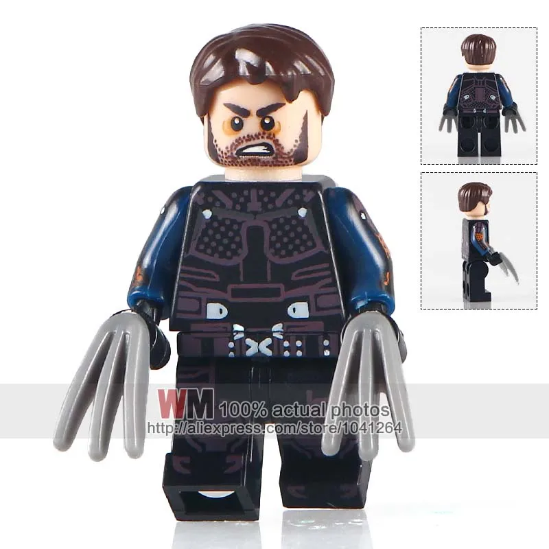

Single Sale MOC PG215 Wolverine Marvel Super Heroes X-man Bricks Building Blocks Children Gifts Toys PG8058 Drop Shipping
