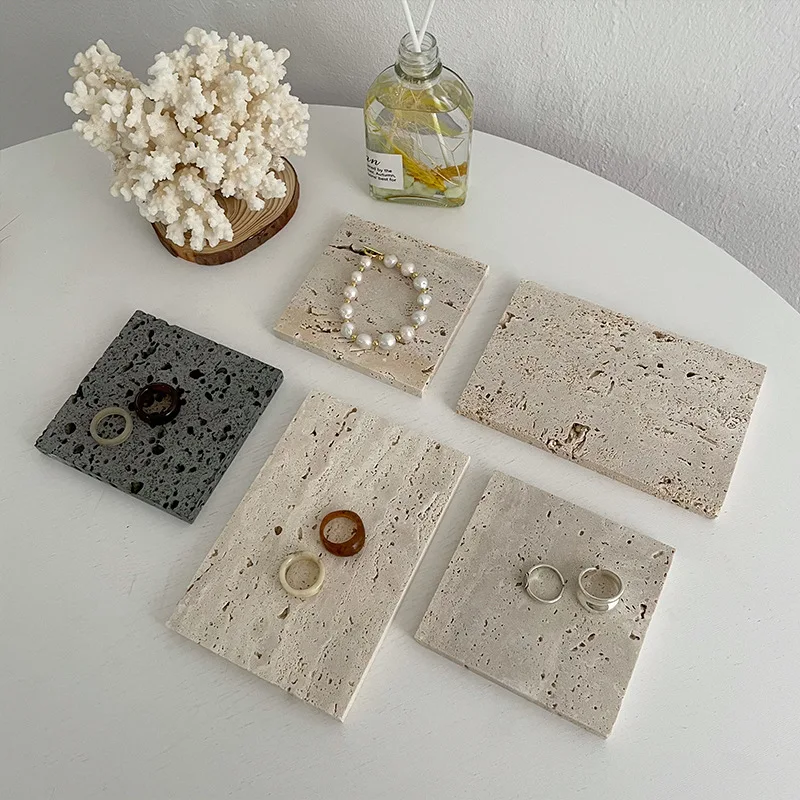 Natural Stone Ins Wind Net Red Photography Props Jewelry Jewelry Pendulum Storage Tray Shooting Decoration party photo props halloween decoration props