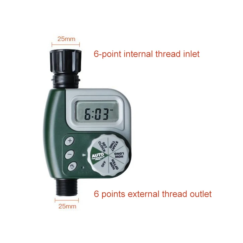 Outdoor Garden Irrigation Controller Solenoid Valve Timer Garden Automatic Water Irrigation Controller Irrigation Controller