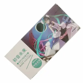 

90pcs/box Hatsune Miku Anime Postcard Greeting Card Message Card Christmas Gift Toys for Children