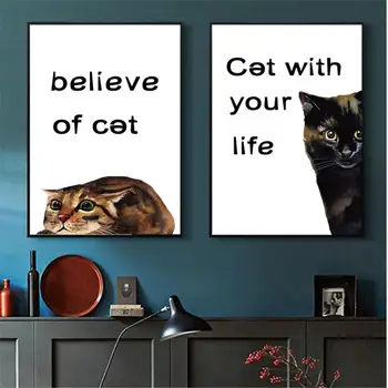 

Custom Poster Fashion Animals@g Canvas Wall Art Picture Set Posters Home Decor Prints Abstract Prints for Room20-0923-10