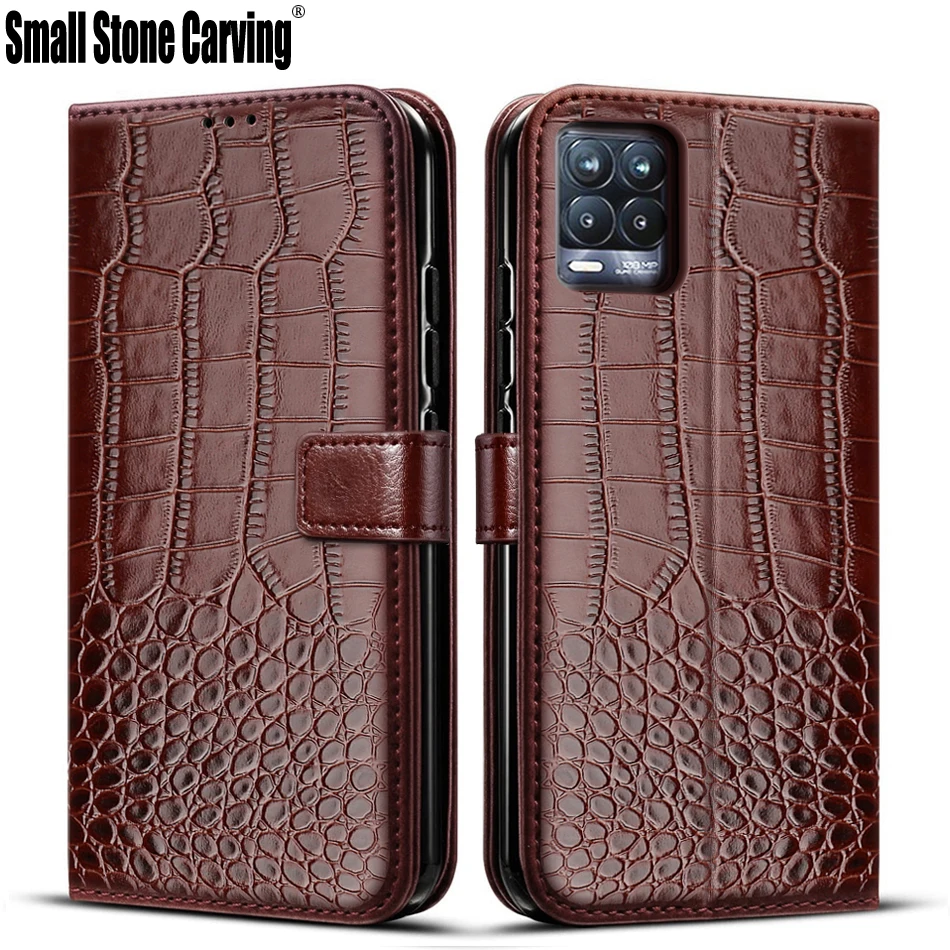 Realme 8 Pro case RMX3081 Phone case cover magnetic Flip Wallet Leather Book phone case leather phone case leather wallet case leather case for oppo realme 8 8pro
