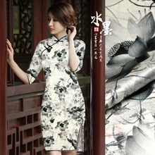 118 см Широкий шелк стрейч атласная ткань 19 мм цифровой струйный китайский шелк ткань эластичный спандекс натуральный шелк ткань оптом ткань