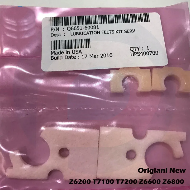 Original Q6651-60081 Lubrication felts kit For HP DesignJet Z6100 L25500 L26500 L28500 Z6200 Z6800 Z6810 L26100 4000 4520 4500 | Компьютеры