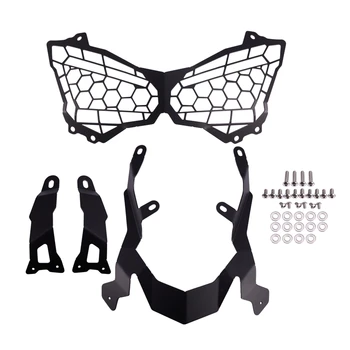 

Headlight Grille Light Cover Protective Guard Protector for Kawasaki Z900 2017-2020