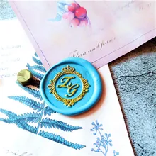 Настроить деревяный гребень для волос коробка набор индивидуальные инициалы/запайки воск/Свадебный Воск Печать Дизайн свой собственный позолоченный на заказ